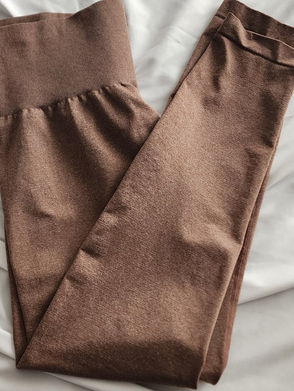 NVGTN Brown Mocha High Waist Leggings, L
